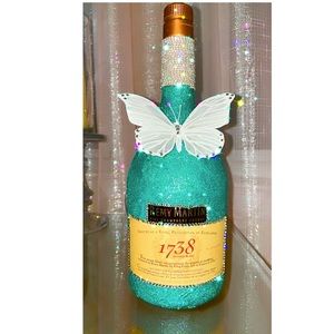 Remy Martin bedazzled bottle in all colors